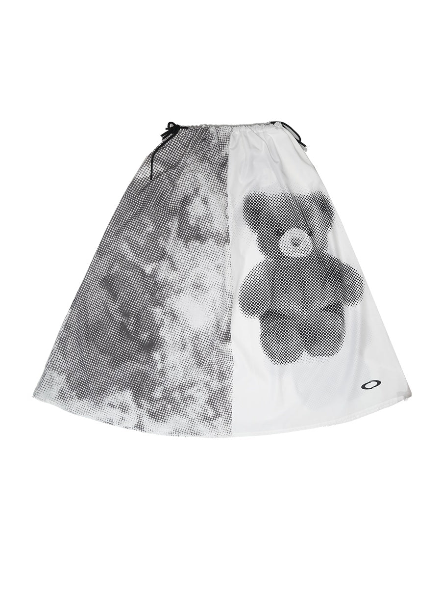 Animal Picture Nichi Flare Long-Skirt