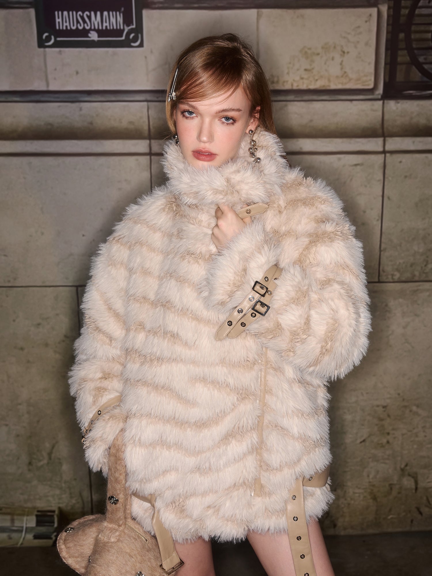 Fur Fluffily Volume Elegant Jacket