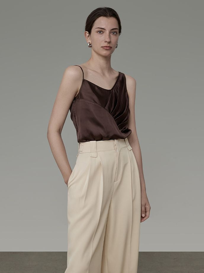 Asymmetry Drape Classy Bichi Tops