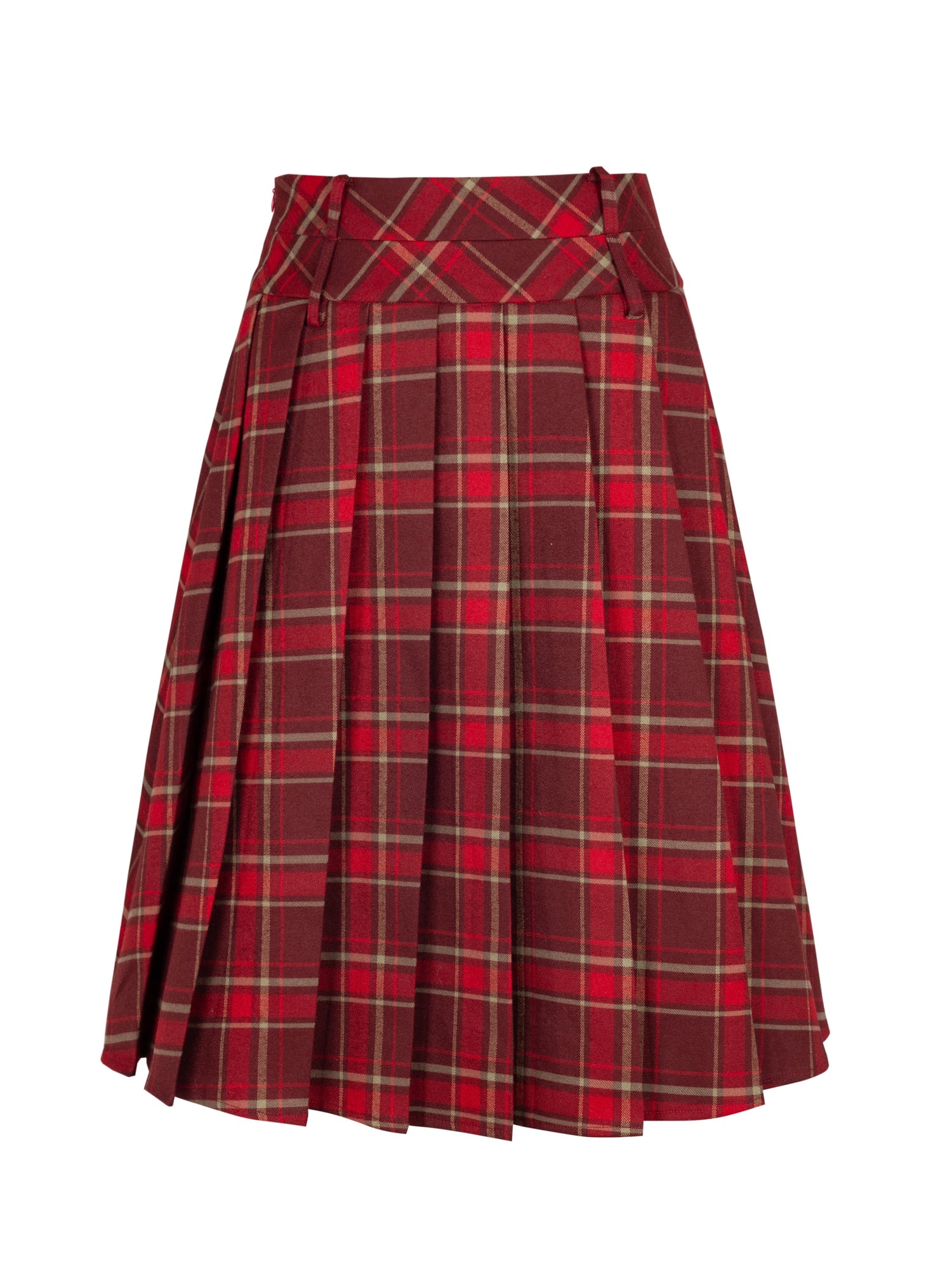 체크인 girly retro flare box-peats a-line skirt