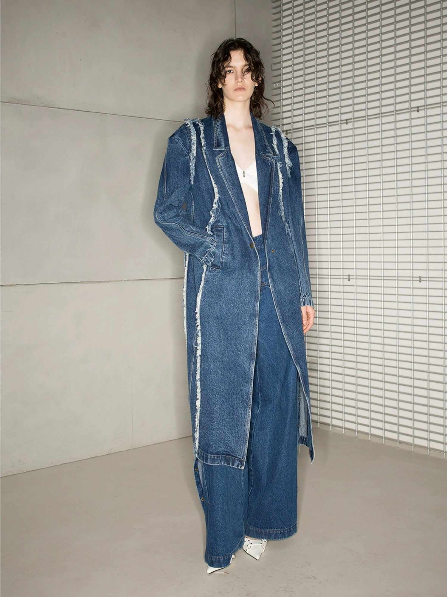 Unisex Long Tassel Oversize Long-Coat