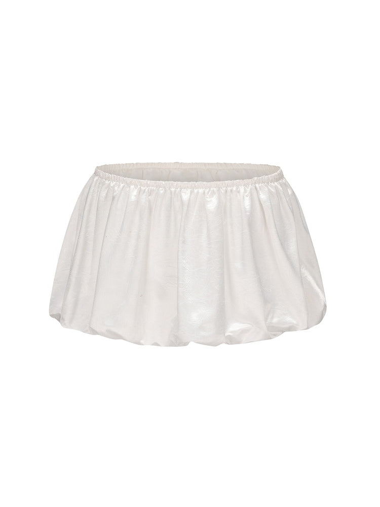 Satin Plain Balloon Short-Pants