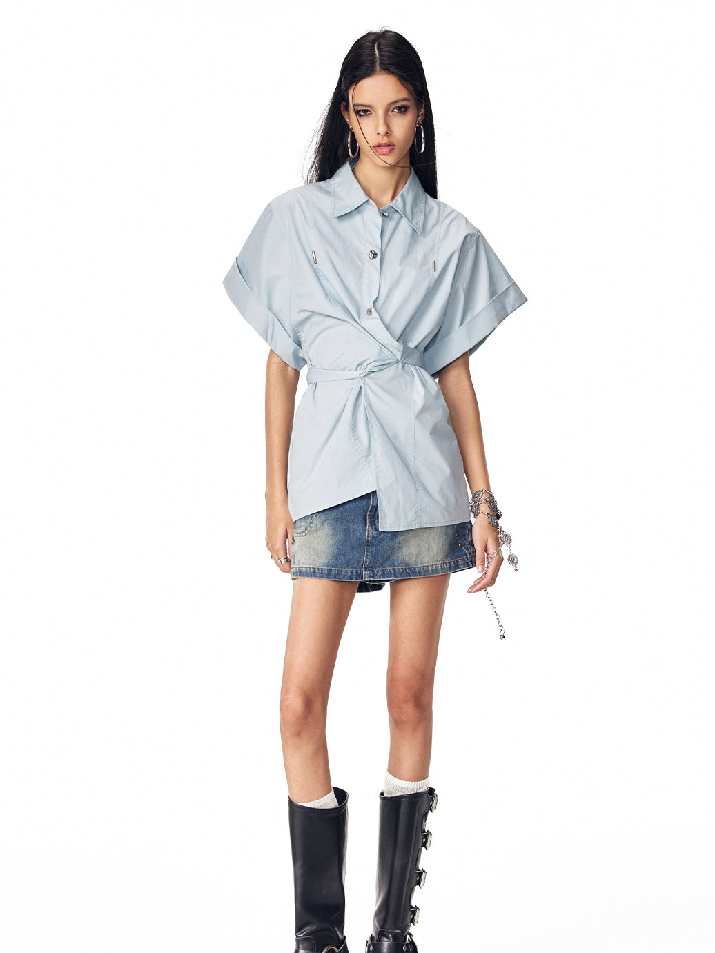 Unique Oversize Arrange Casual Shirt