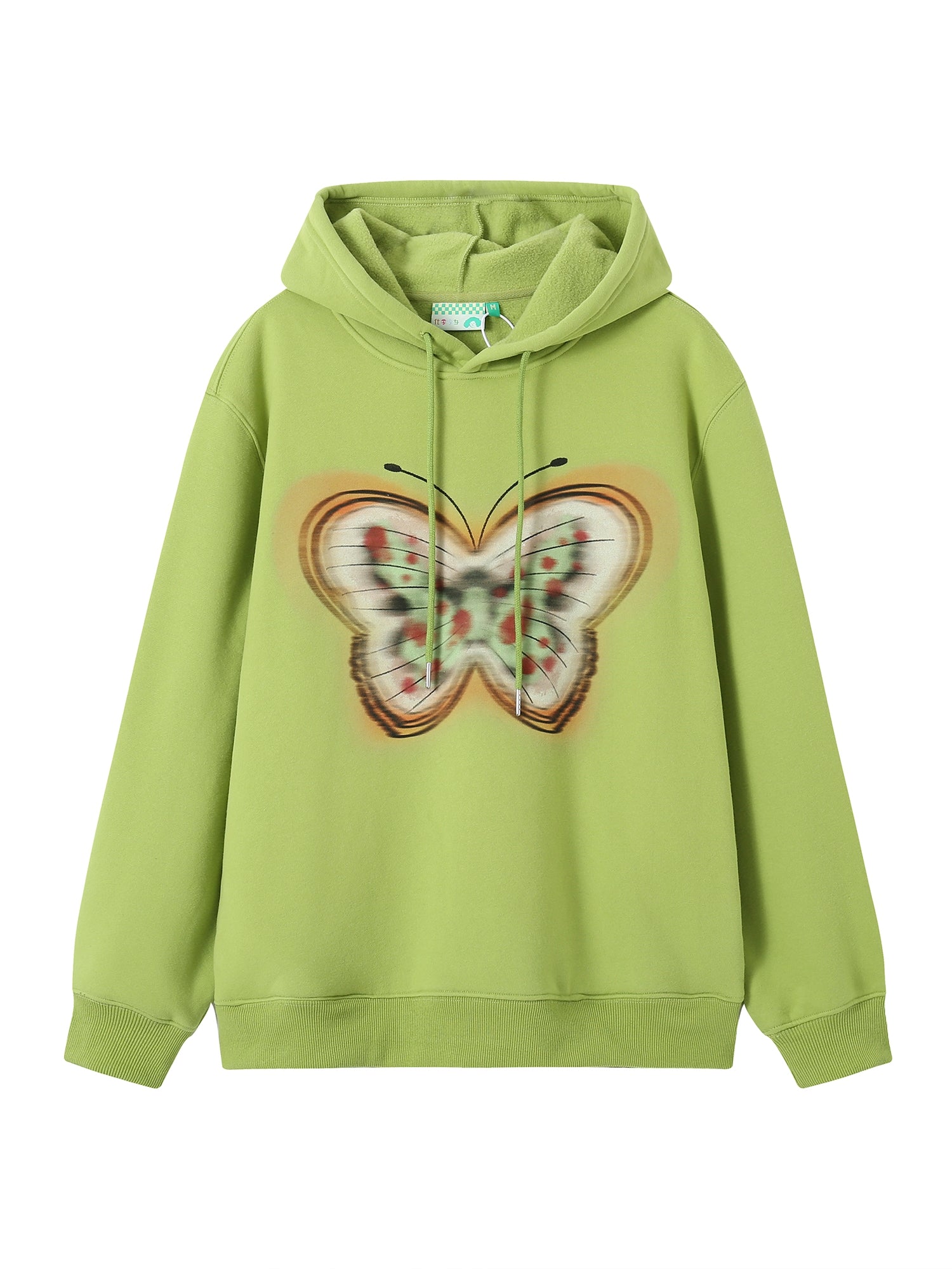 Sweat Retro Butterfly Casual Hoodie Oversize Parka