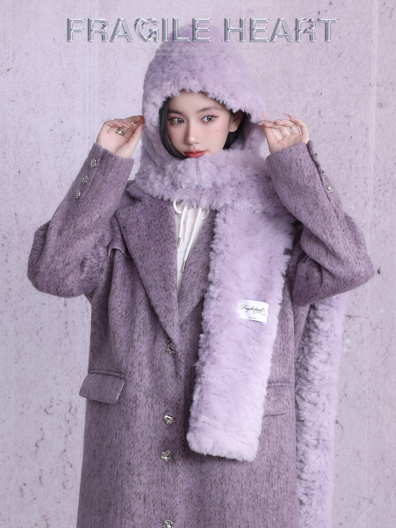 Wool Simple Oversize Long-Coat