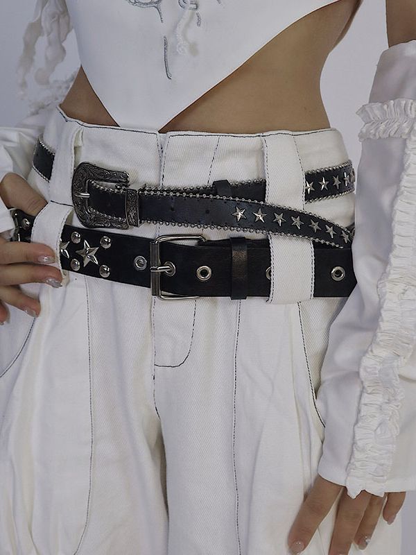 2type Studs Accent Belt