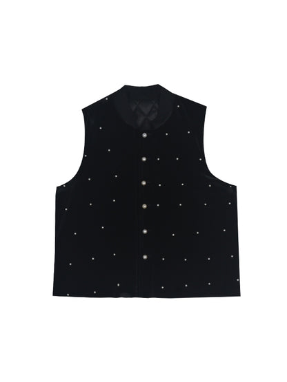 Velvet Pearl Feminine Classy Vest