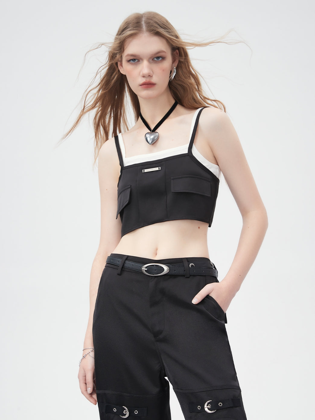 Monotone Tube-Top Innner Layered Camisole