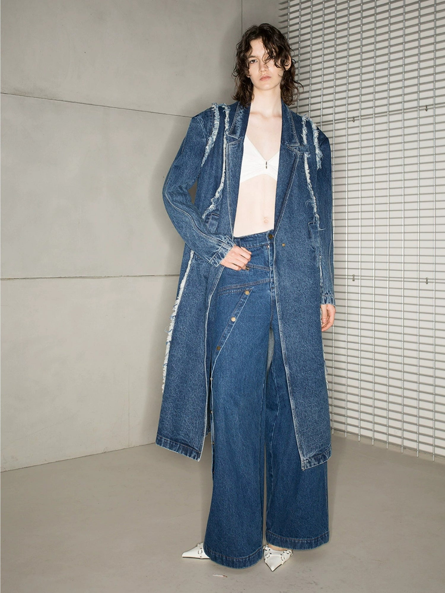 Unisex Long Tassel Oversize Long-Coat