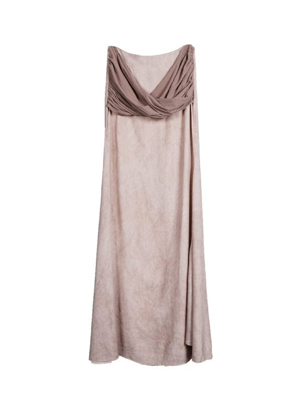 Nichi Chic Drape Setup Tops &amp; Long-Scirt