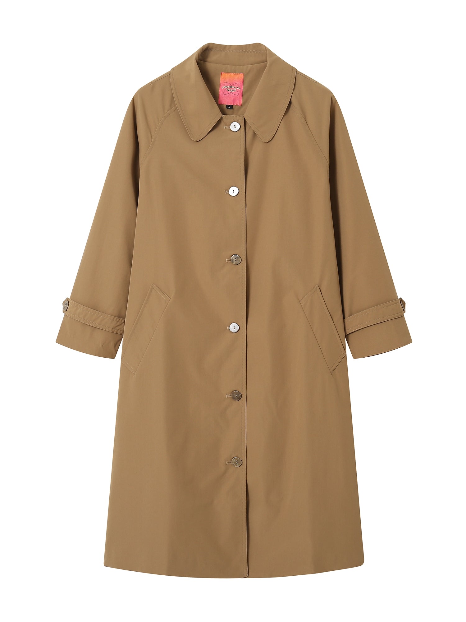 Formal Classu Simple Oversize Long-Coat Trench-Coat