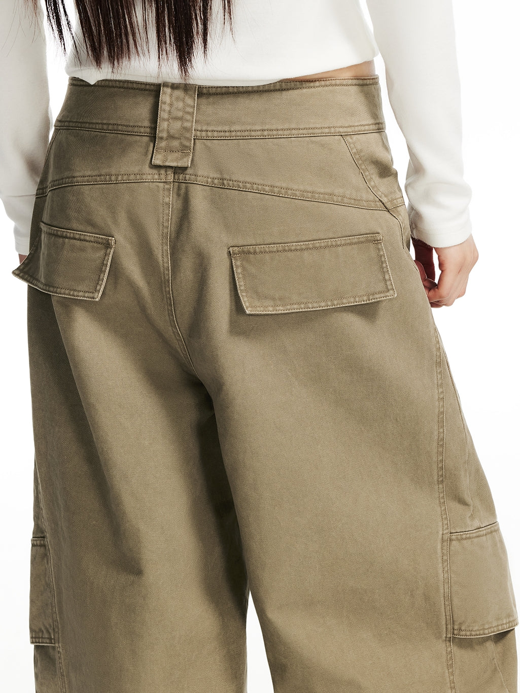 Straight Loose Wide Casual Simple Plain Pants