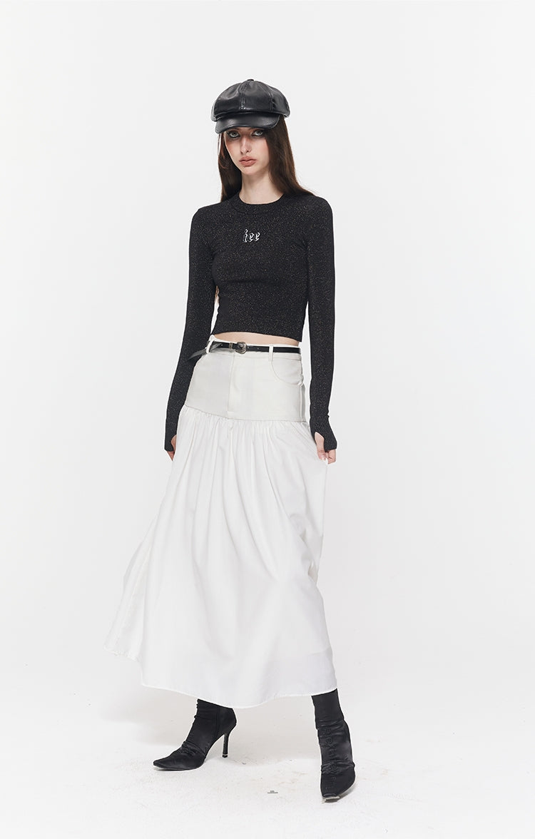 Plain Mix Nichi Long-Skirt