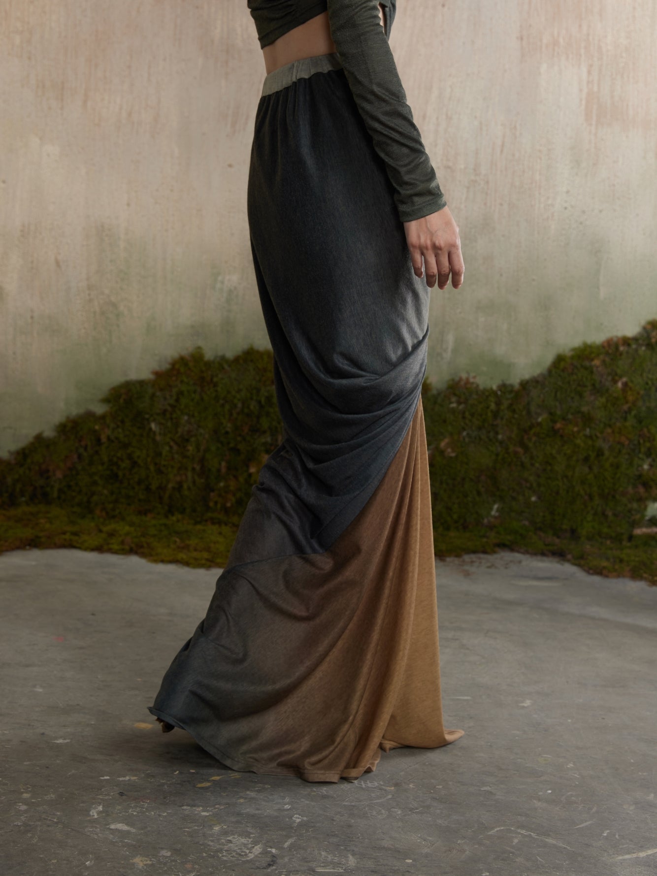 Nichi Drape Bi-Color Elegant Maxi Langstachel