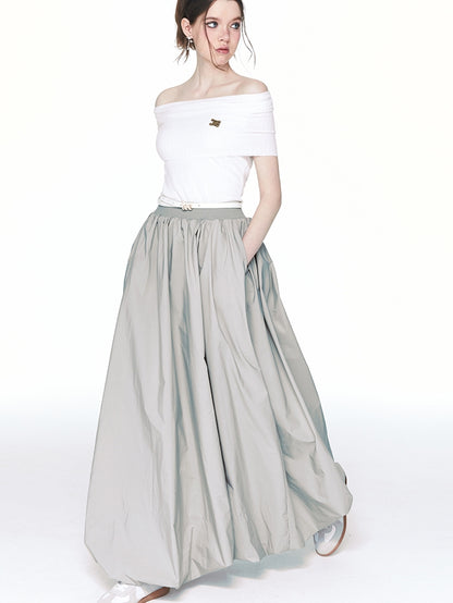 Ballon Maxi Elegant Flare-Skirt