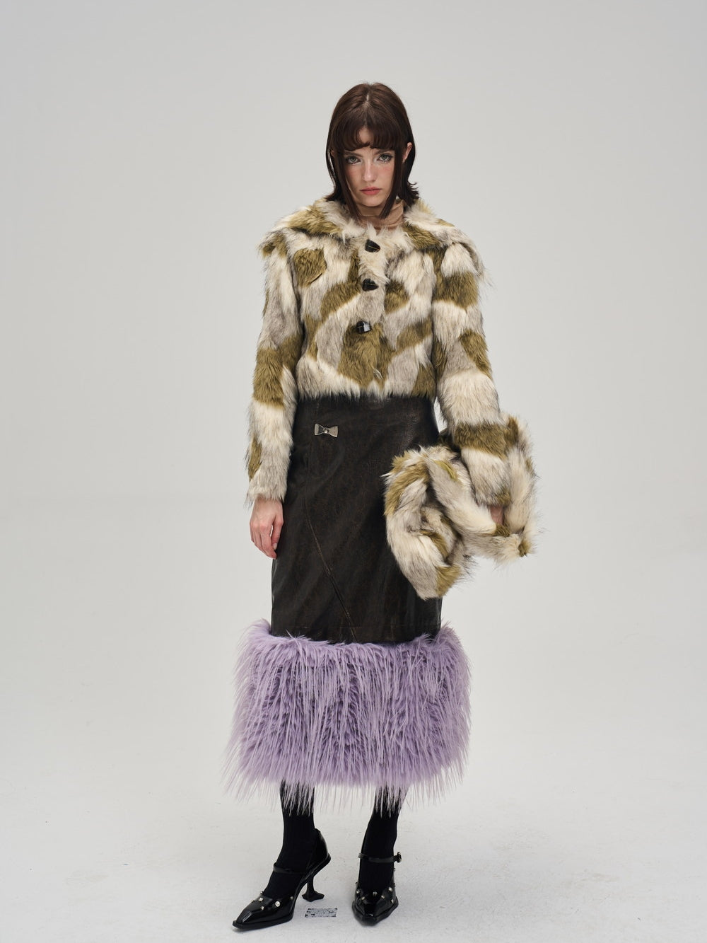 Fluffily Fur Elegant Volume Jacket