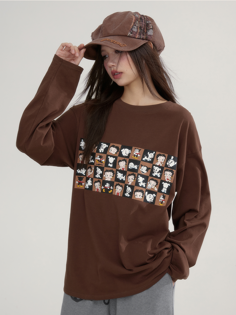 Betty Oversize Loose Relax Long-T-Shirt