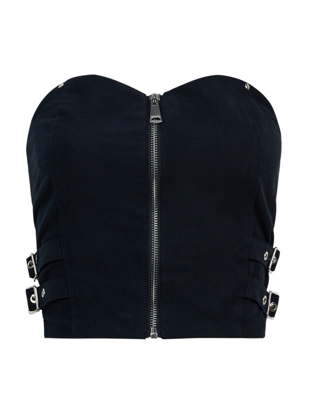 Bustier de ceinture zip au fraîche