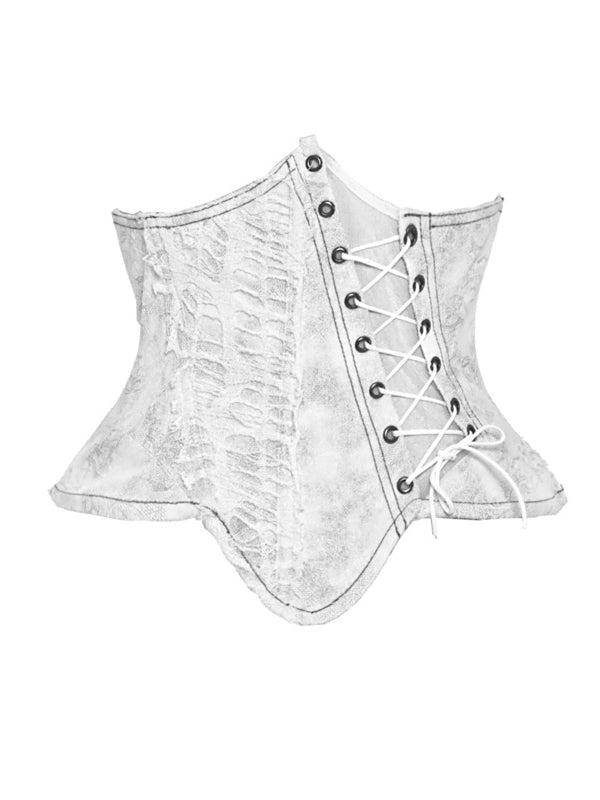 Gothic Lace-Up Lace Vintage Star Nichi Bustier