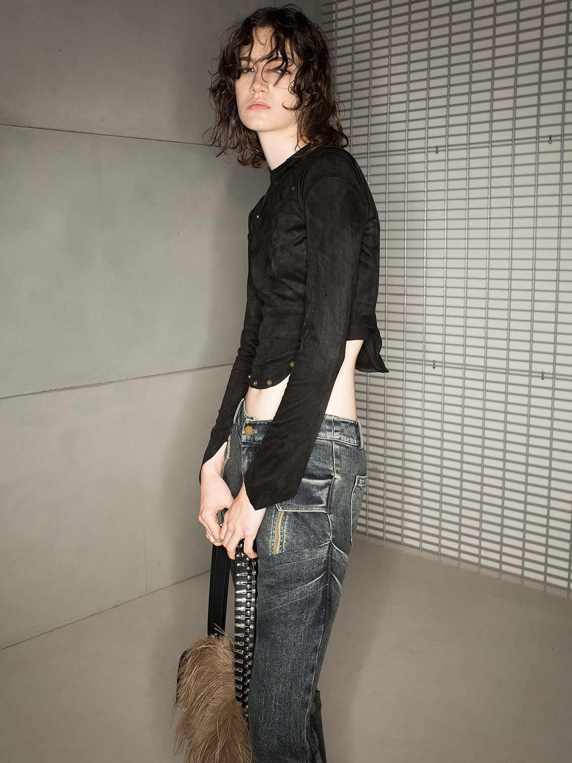 Denim Nichi Faded Vintage Flare-Pants