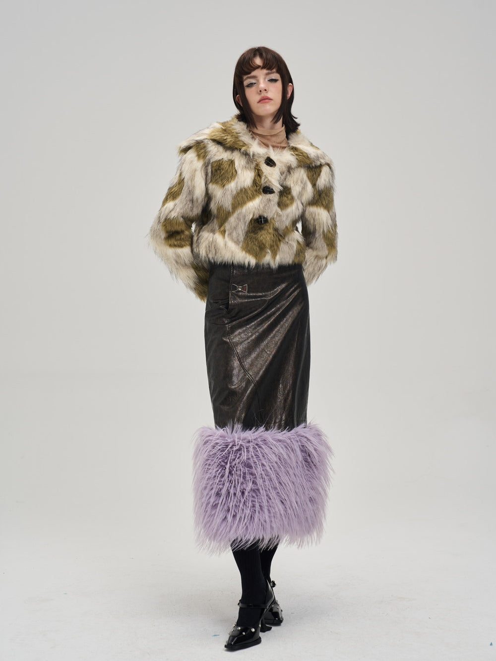 Fluffily Fur Elegant Volume Jacket