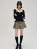 Damage Nichi Bi-Color Half-Zip Stand-Collar Rib-Knit main image 1