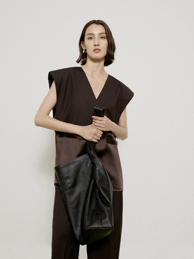 Oversize Nichi High-end Sleeveless Vest Gilet &amp; Pants