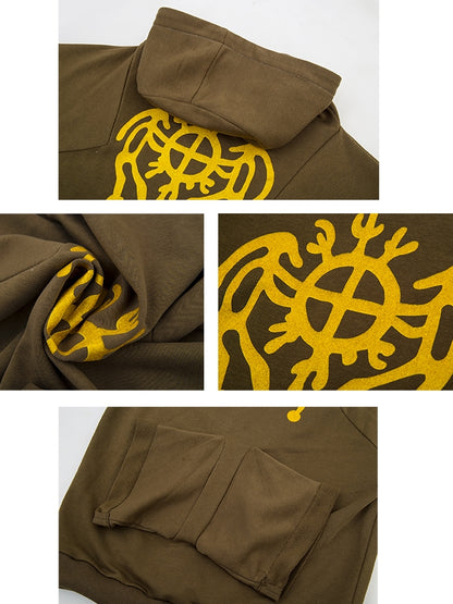 Nichi Symbol Sweat Hoodie Back-Conscious Parka