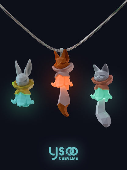 Fluorescence Animal Necklace