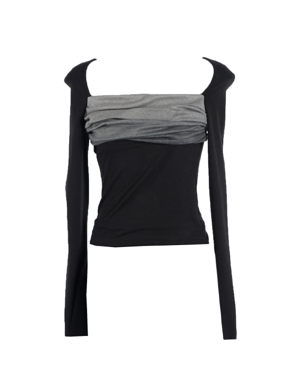 Strick Nichi Bi-Color Slim Classy Tops &amp; Meerjungfrau-Rocke