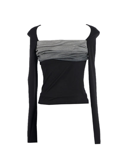 Strick Nichi Bi-Color Slim Classy Tops &amp; Meerjungfrau-Rocke