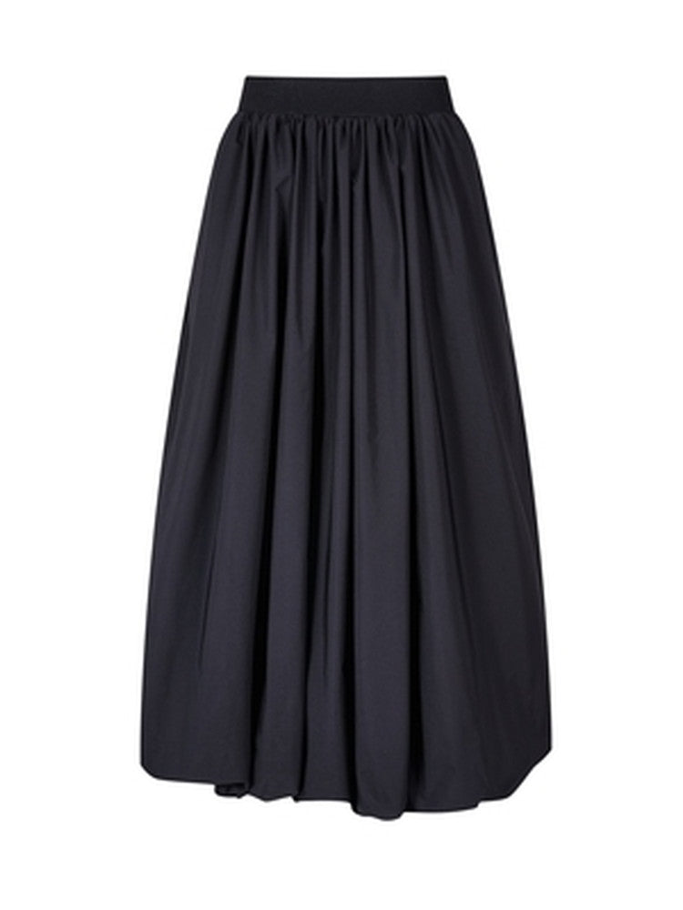 Off-Shoulder Damage Balloon Toops&amp;Long-Skirt