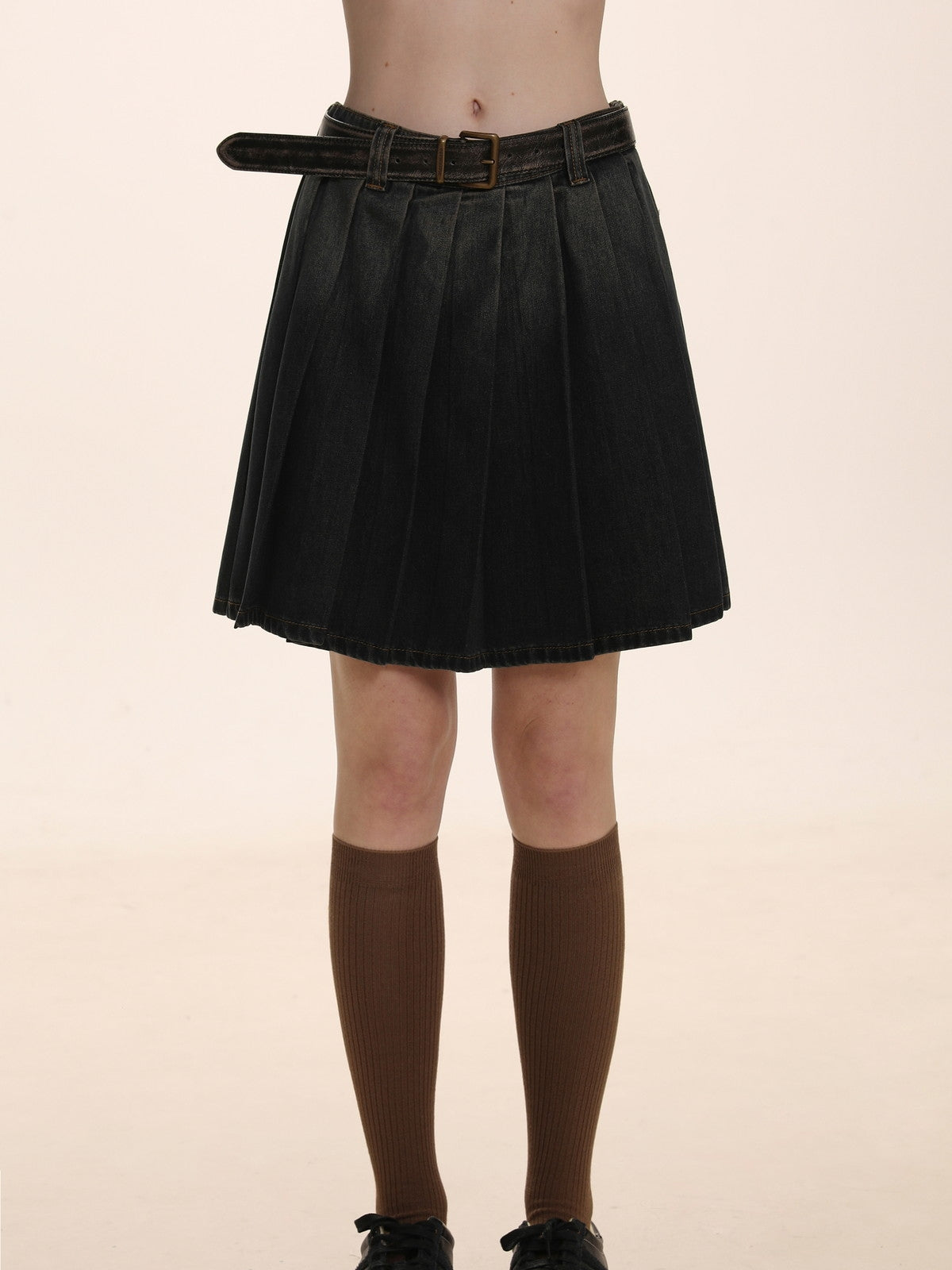 Gradation Plain Flare Pleats Skirt – ARCANA ARCHIVE