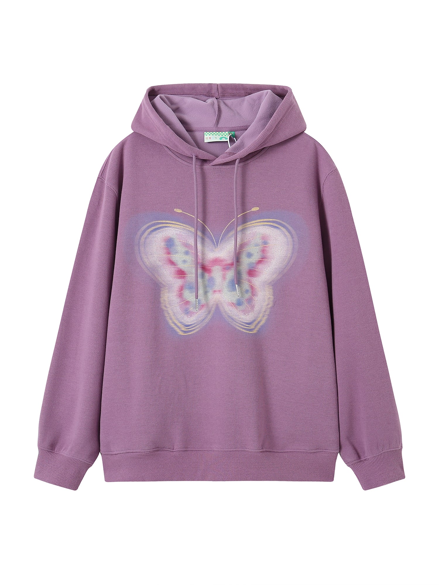 Sweat Retro Butterfly Casual Sweat à sweat surdimensionné