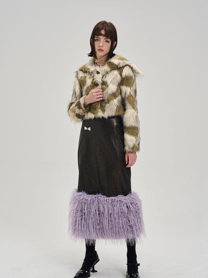 Fluffily Fur Elegant Volume Jacket