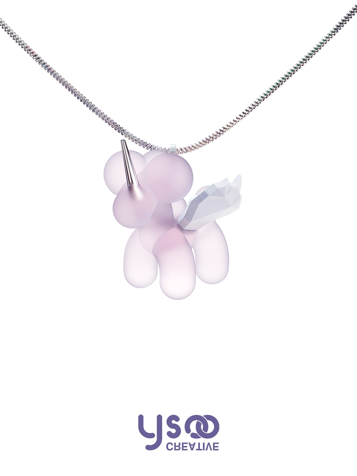 Unicorn Clear Retro Nichi Necklace