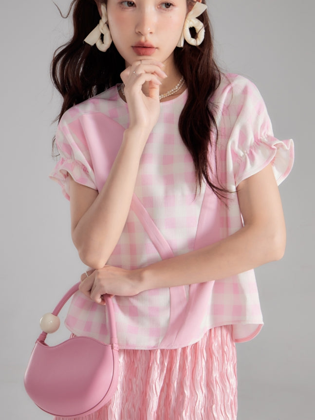 TULIP TULIP Girly Candy-Sheeve Blouse Long-Skirt