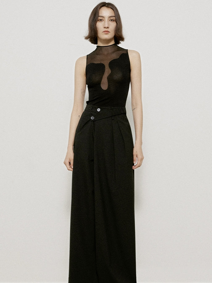 Flare Plain Simple Classy Long-Skirt