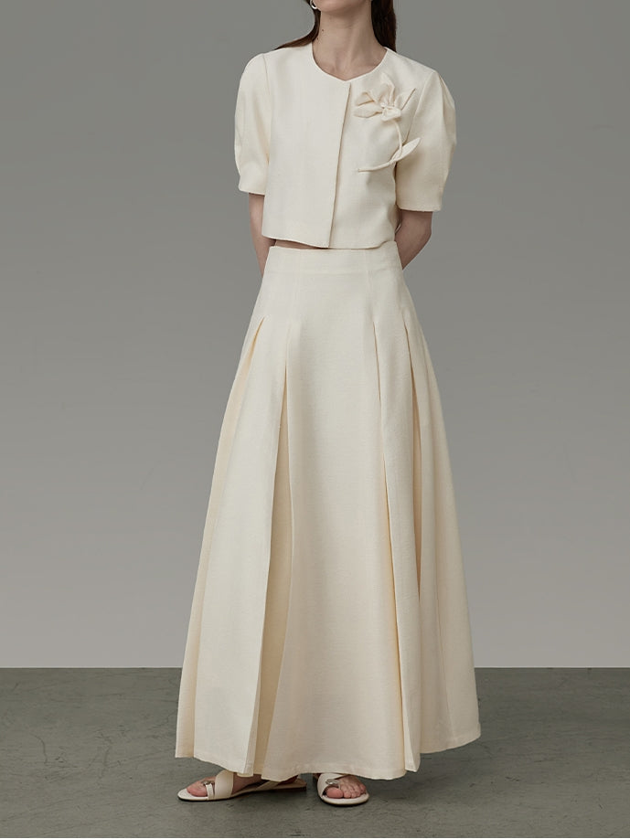 Flare Elegant Classy Long-Skirt