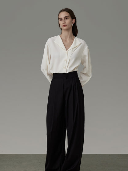 Nichi Asymmetry Ciffon Classy Shirt