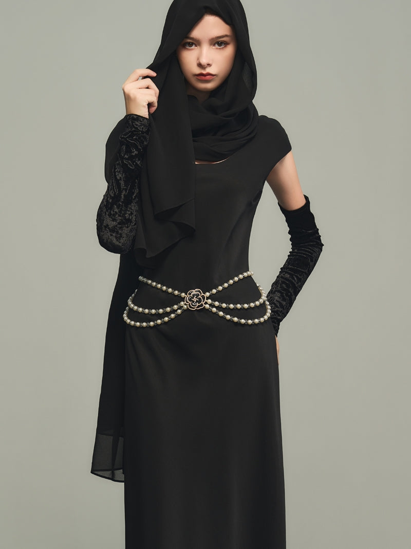 Chic Plain Ciffon Scarf&amp;One-Piece&amp;Arm-Cover