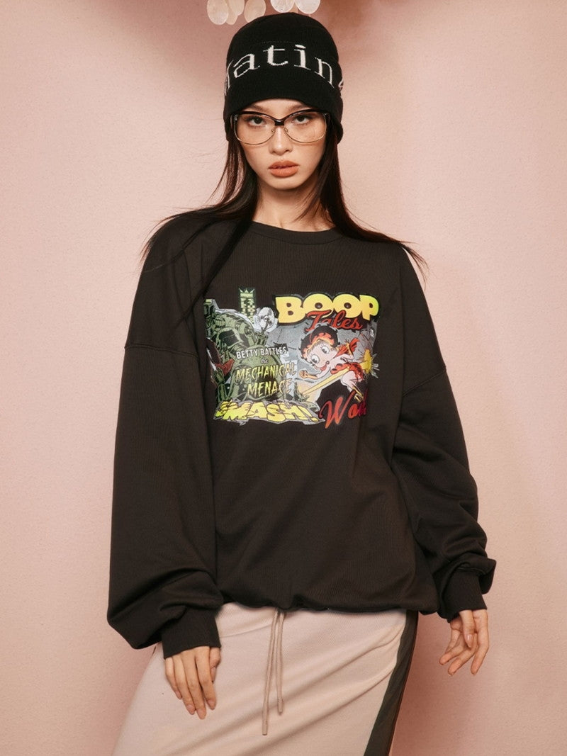 Betty Sweat Cotton Oversize Pullover