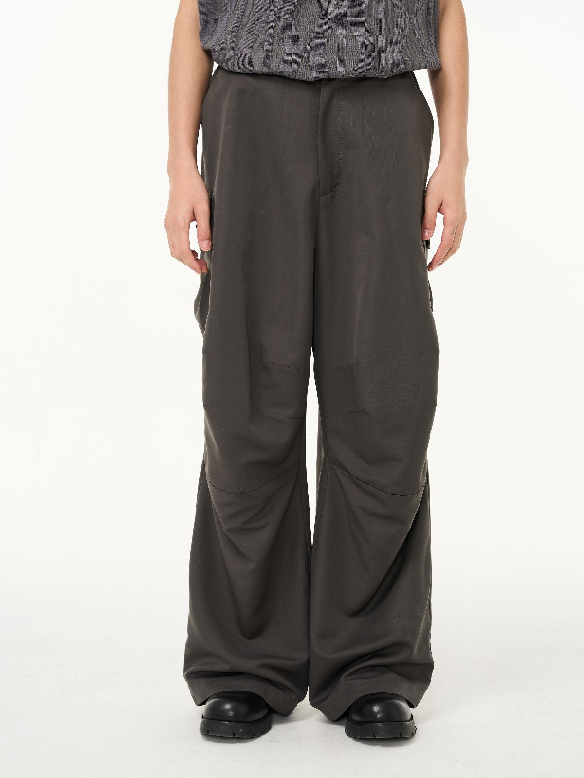 Side-Pocket Wide-leg Casual Loose Pants