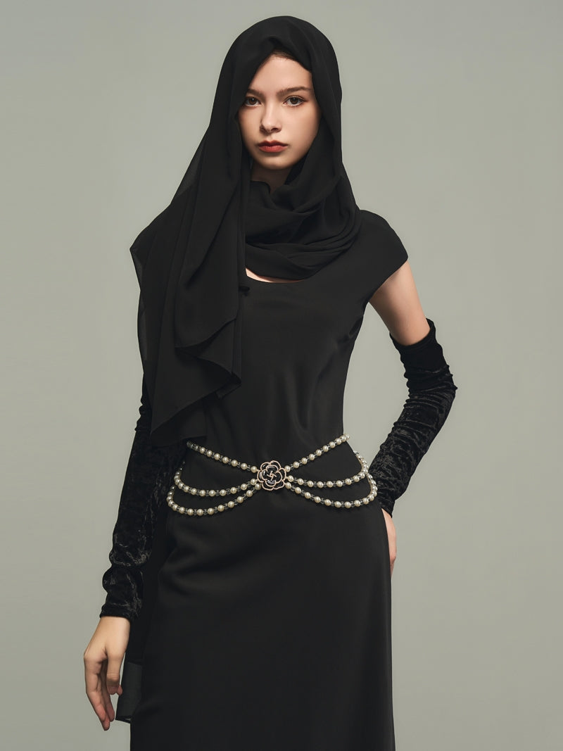 Chic Plain Ciffon Scarf&amp;One-Piece&amp;Arm-Cover