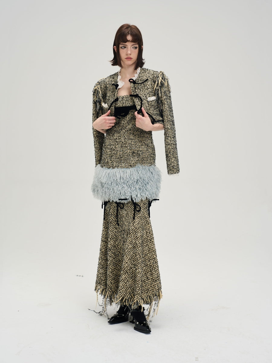 Nichi Tassel Tweed classe chic