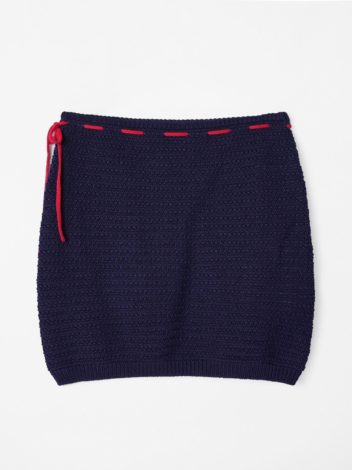 スカートCrochet Mini Skirt ネイビー