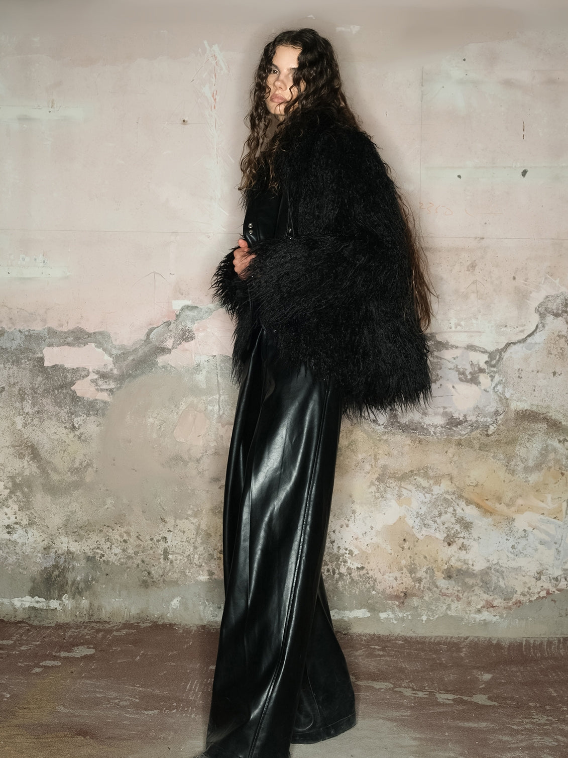 Elegantes flauschig High-End-Fur-Jacket