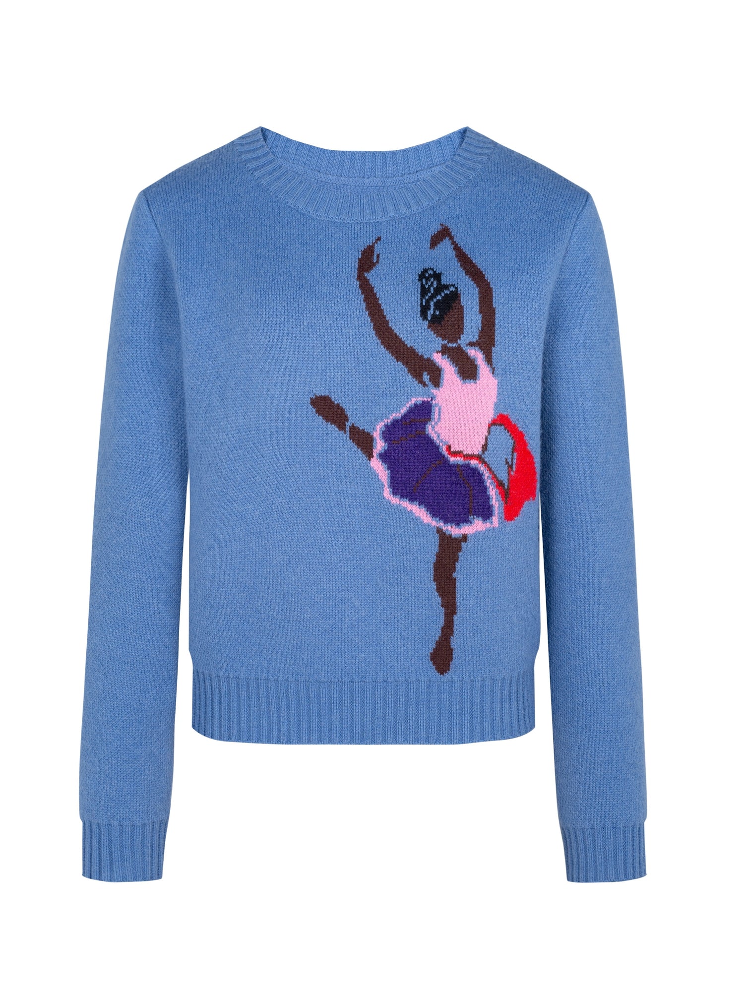 Ballet Cute Round-Neck Retro Knit