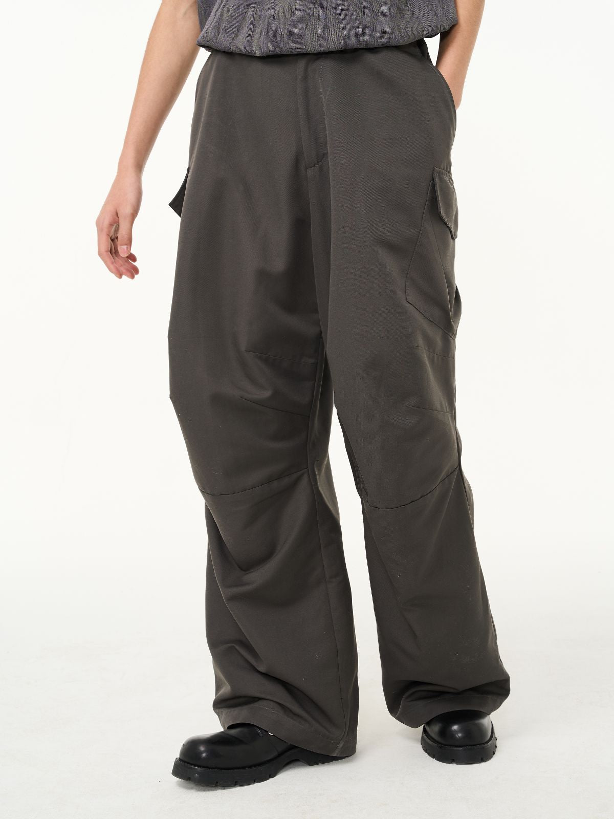 Side-Pocket Wide-leg Casual Loose Pants