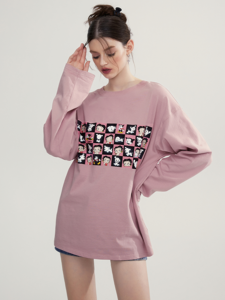 Betty Oversize Loose Relax Long-T-Shirt